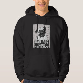 Sudadera Perro Mug Shot Criminal Pug