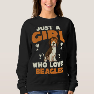 Sudadera Perro Mujeres Mascota Animal Sólo Un Chica Que Ama