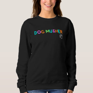 Sudadera Perro Musher Sled Perros Husky Perro Derramamiento