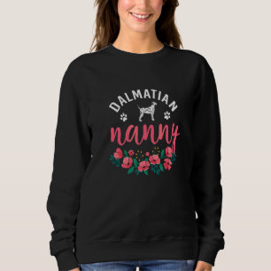 Sudadera Perro Nana Dálmata Mujer Perro Lindo Navidad