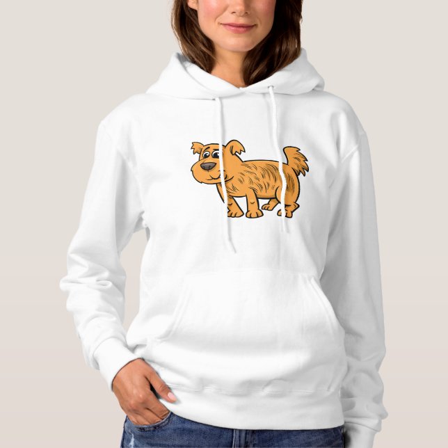 Sudadera Perro naranja desaliñado (Anverso)