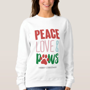 Sudadera Perro navidad golpea a Santa Perros con amor por l