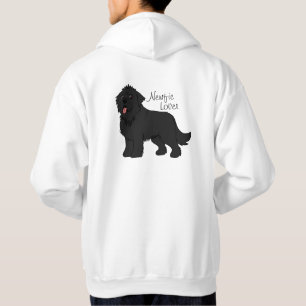 Sudadera Perro negro Newfie amante