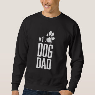 Sudadera Perro número uno papá padre Día del perro gracioso