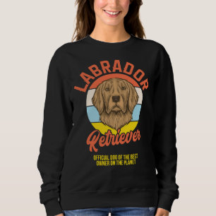 Sudadera Perro Oficial De Labrador Recuperador Del Mejor Pr