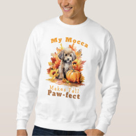 Sudadera Perro otoñal perfecto para paw de personalizable M