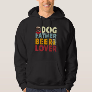 Sudadera Perro Padre Cerveza Graciosa Bebida Feliz Día Del 