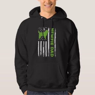 Sudadera Perro Papi NEWFIE Dueño de Terranova de DAD Améric
