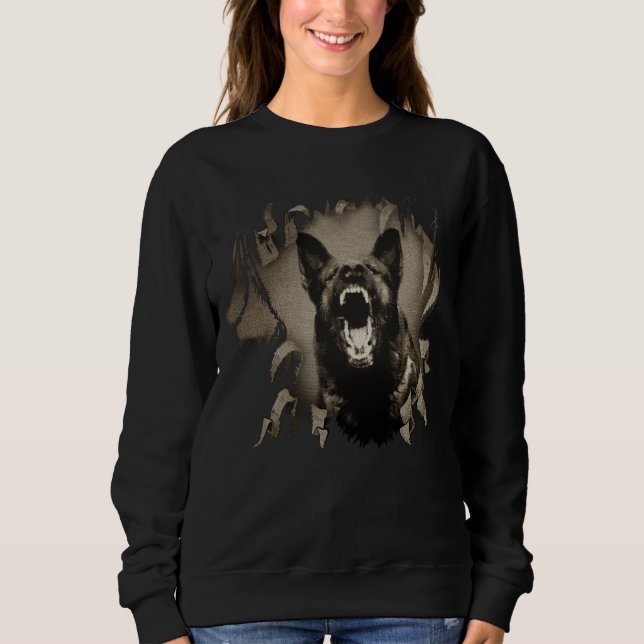Sudadera Perro pastor alemán (Anverso)
