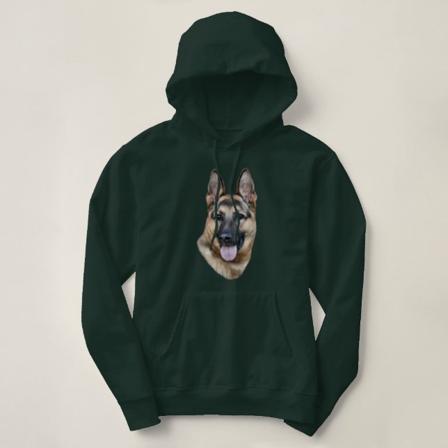 Sudadera Perro pastor alemán (Diseño del anverso)