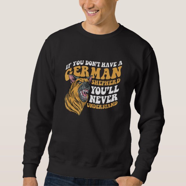 Sudadera Perro pastor alemán (Anverso)