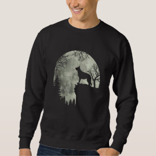 Sudadera Perro pastor alemán de Halloween genial aúlla a la