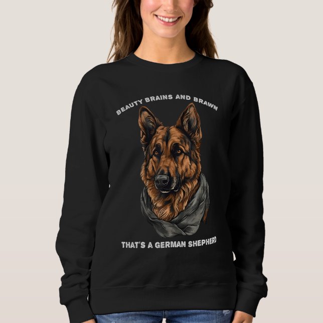 Sudadera Perro Pastor Alemán Para Dueños de Perros (Anverso)