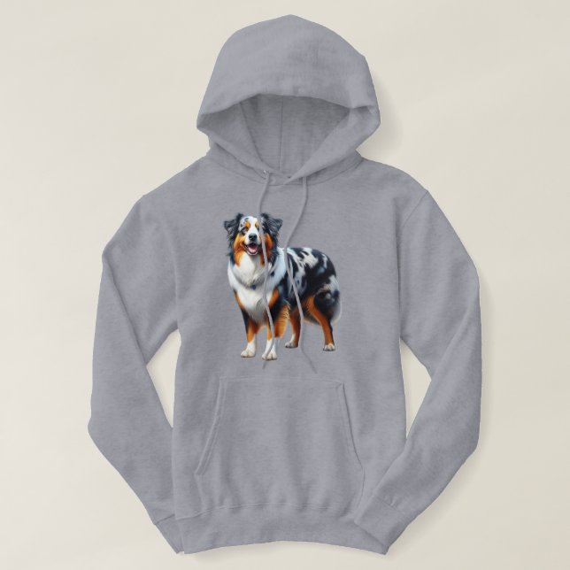 Sudadera Perro pastor australiano (Diseño del anverso)