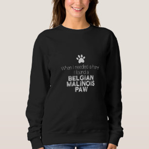 Sudadera Perro pastor belga de pastor malinois de mano