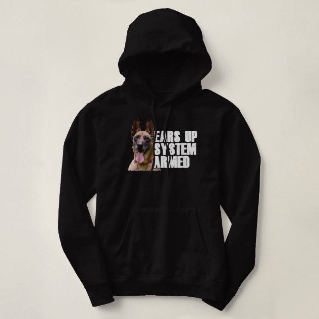 Sudadera Perro pastor belga I Malinois I Oars Up System A (Diseño del anverso)
