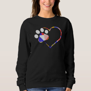 Sudadera Perro Paw Imprimir Doggie Animal Fan Amigo Mascota