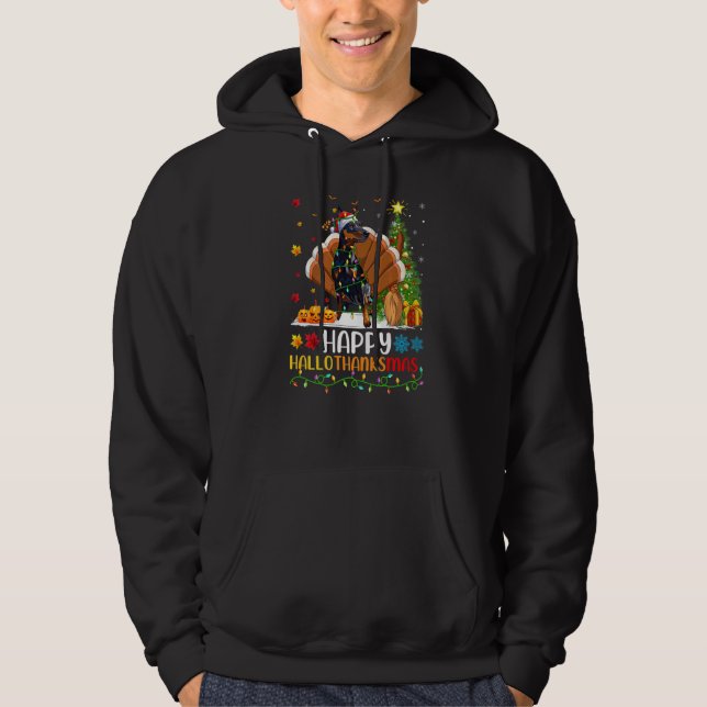 Sudadera Perro Pinscher Miniatura Feliz Perro Hellothanksma (Anverso)