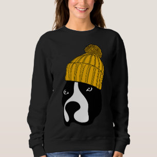 Sudadera Perro Pitbull Con Beanie