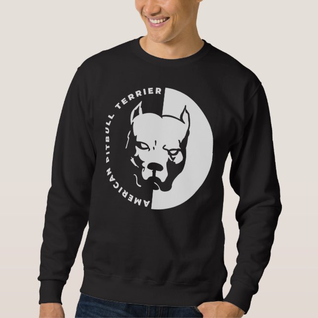 Sudadera Perro Pitbull, un gran toro norteamericano (Anverso)