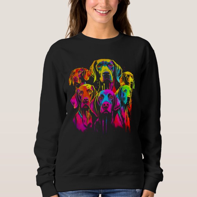 Sudadera Perro Pointer Alemán de Pelo Corto Familia 1 (Anverso)