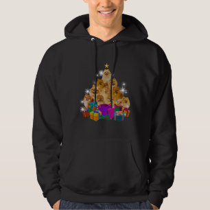 Sudadera Perro Pomerania Navidad Papá Noel Feliz Navidad