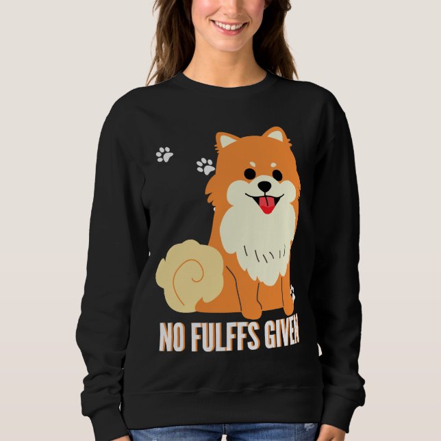 Sudadera Perro Pomeraniano Divertido Sin Aromas (Anverso)