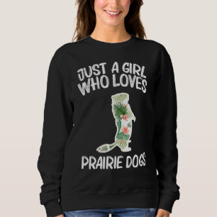 Sudadera Perro Prairie Sólo Un Chica Que Ama A Perros Prair