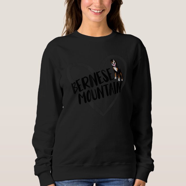 Sudadera Perro propietario de montaña Bernese Mountain Hear (Anverso)