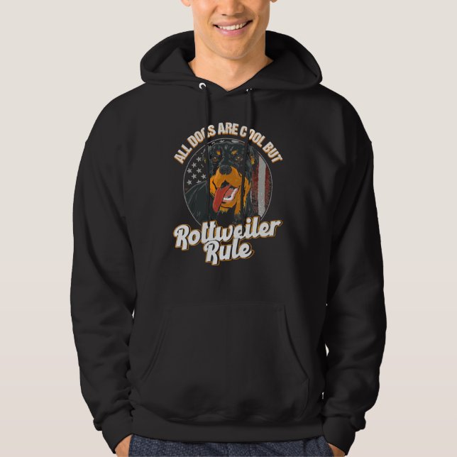 Sudadera Perro propietario Perro Lover Rottweiler (Anverso)
