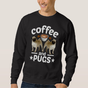 Sudadera Perro Pug Café y Pug