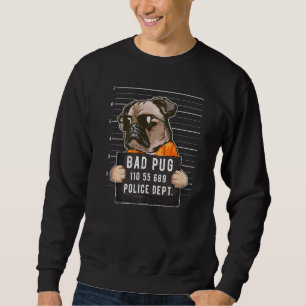 Sudadera Perro Pug Mugshot