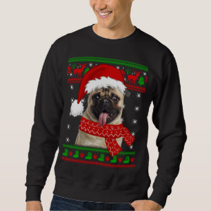 Sudadera Perro Pug Navidades suéteres feos Perros Perros