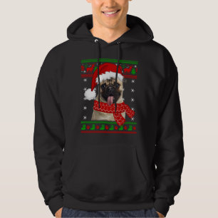 Sudadera Perro Pug Navidades suéteres feos Perros Perros