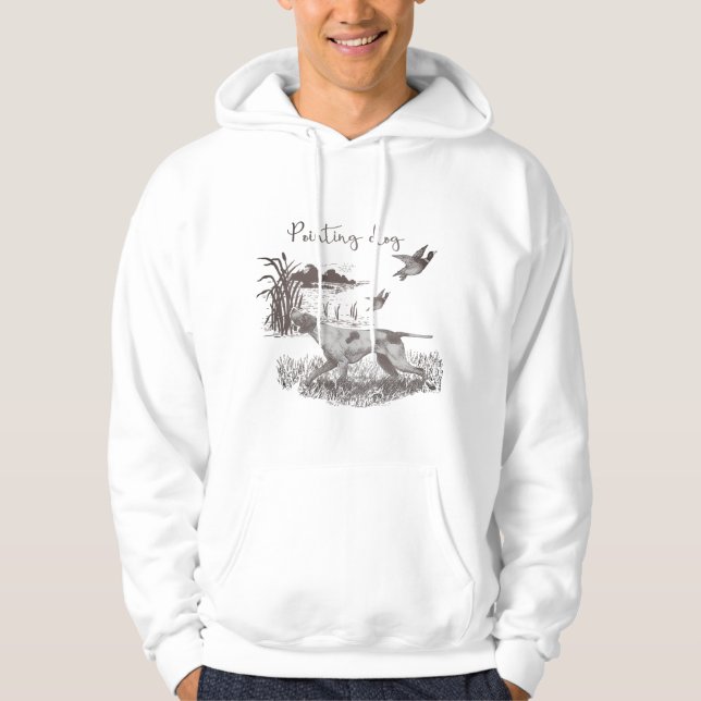 Sudadera Perro puntero (Anverso)