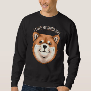 Sudadera Perro que amo mi Shiba Inu