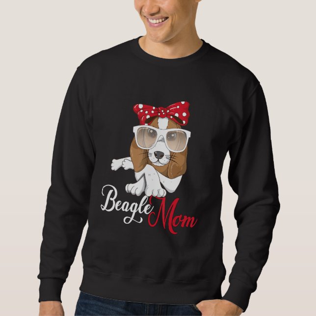 Sudadera Perro Raza Beagle Mamá Perro Mamá Diciendo Perro M (Anverso)