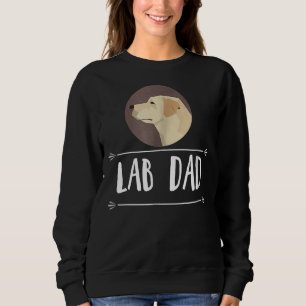 Sudadera Perro recuperador de labrador amarillo de Lab Dad