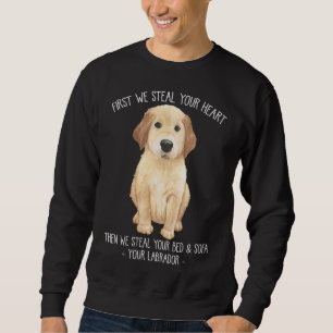 Sudadera Perro recuperador de labrador obstinado