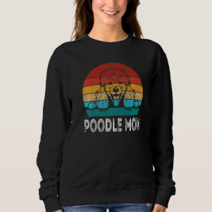 Sudadera Perro retro Poodle Mom Poodle Dog