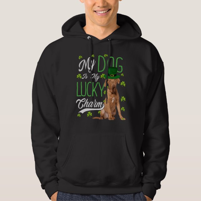Sudadera Perro Ridgeback Rhodesiano Mi Perro Es Mi Afortuna (Anverso)