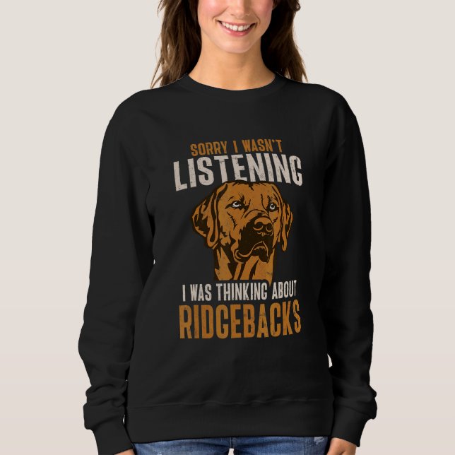 Sudadera Perro Ridgeback Rodesiano (Anverso)