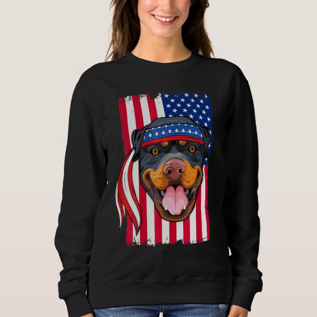 Sudadera Perro Rottweiler (Anverso)