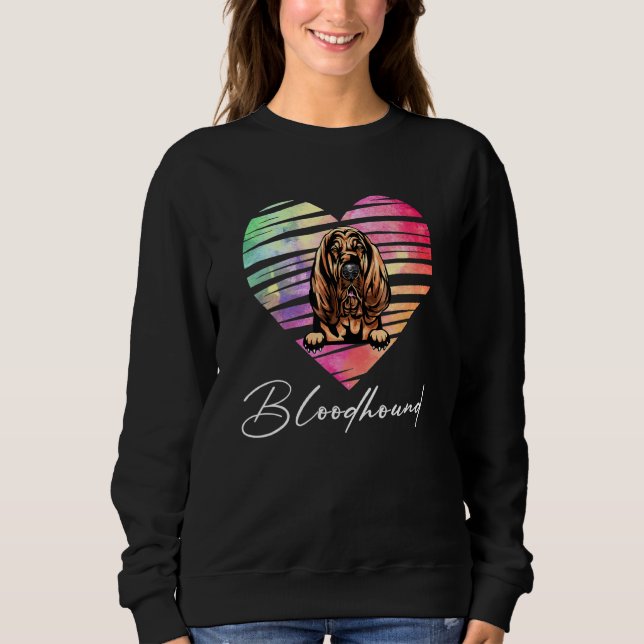 Sudadera Perro sangriento y colorido (Anverso)
