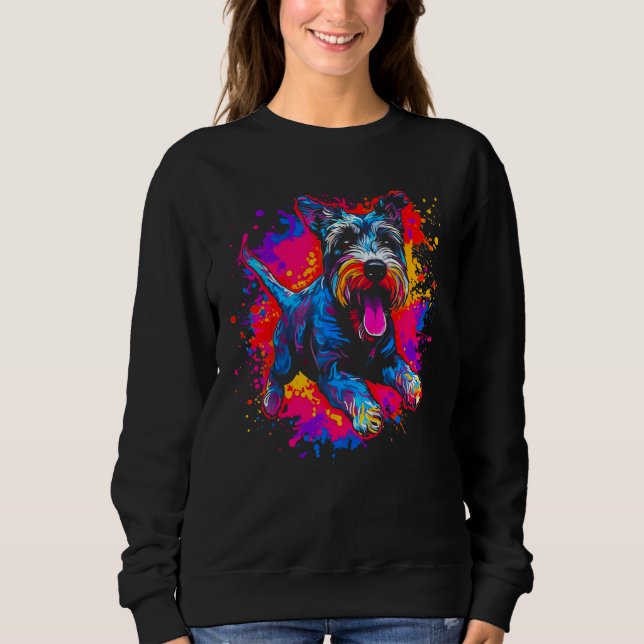 Sudadera Perro Schnauzer Cool (Anverso)