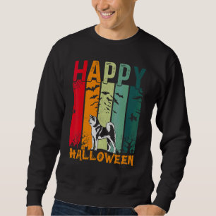Sudadera Perro Shiba Inu Chicas Chicos Retro Halloween Cena