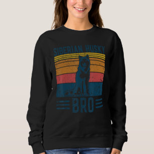Sudadera Perro Siberian Husky Bro Vintage Siberian Husky Br