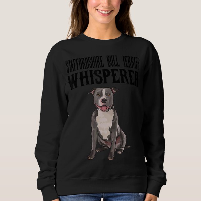 Sudadera Perro Staffordshire Bull Terrier Wisperer (Anverso)