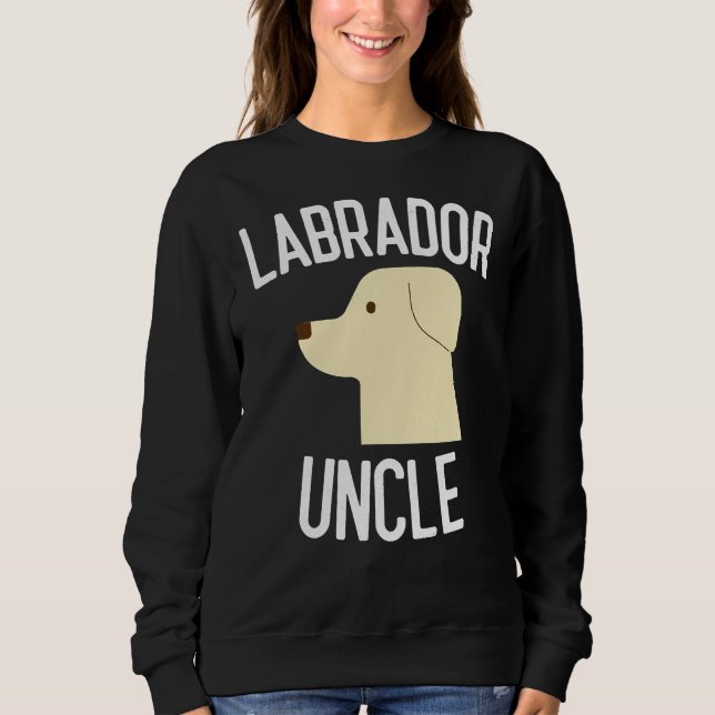 Sudadera Perro tío de Labrador (Anverso)