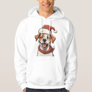 Sudadera Perro títere con Navidad Gorra Classic T-Shi